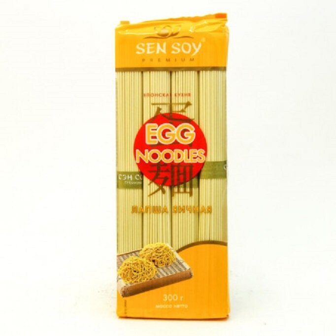 Лапша яичная "EGG NOODLESS" 300г СэнСой 2шт