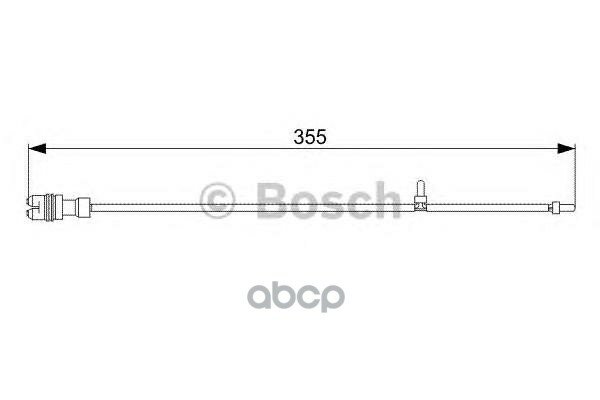 Сигнализатор, Износ Тормозных Колодок Bosch арт. 1 987 473 034