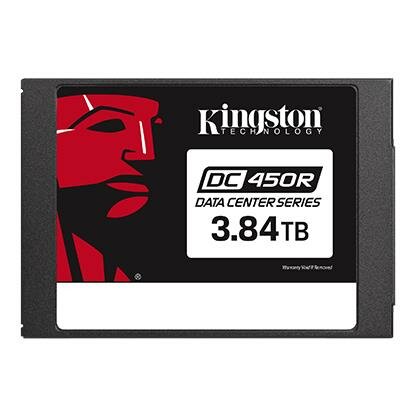 Твердотельный накопитель Kingston Enterprise SSD 3,84TB DC450R 2.5" SATA 3 R560/W525MB/s 3D TLC MTBF 2М 99 000/26 000 IOPS 0,4DW