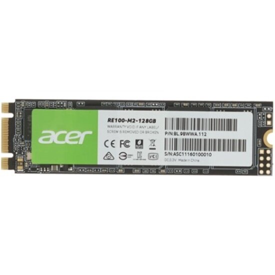 Накопитель SSD Acer M.2 2280 RE100 128GB SATA (BL.9BWWA.112)