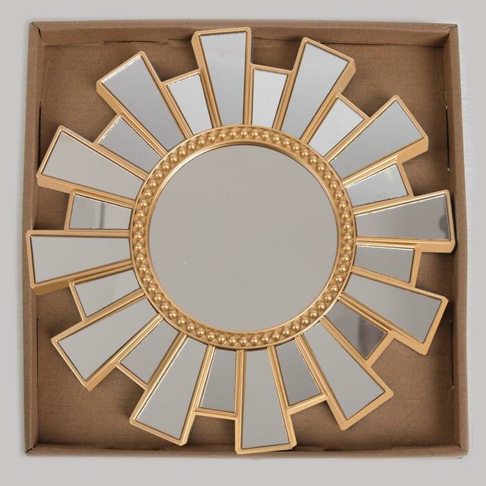 Queen fair Зеркало настенное «Свет», d зеркальной поверхности 11 см, цвет микс - фотография № 5