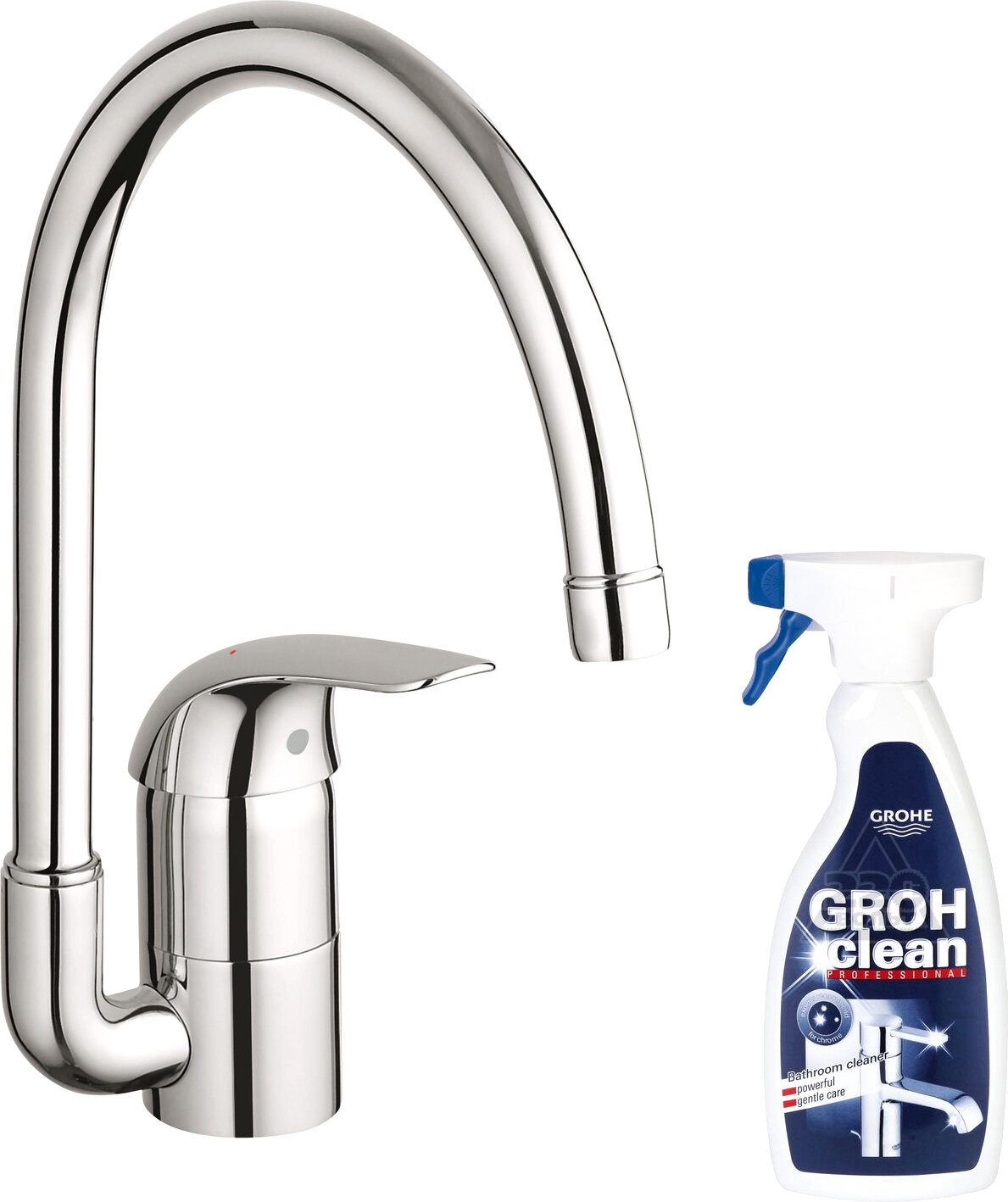 Grohe Смеситель для кухни Grohe Euroeco 32752000 + средство для очистки