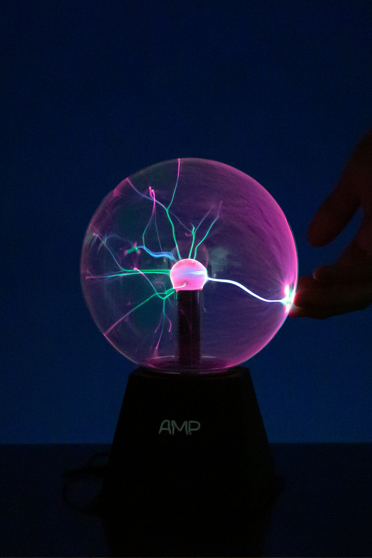 Плазменный шар Amperia Greenflow 16см (Тесла) Audio - фотография № 2
