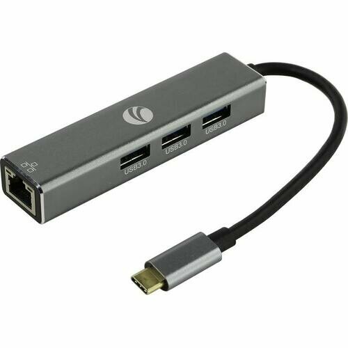 Концентратор USB 3.1+LAN Vcom DH311A