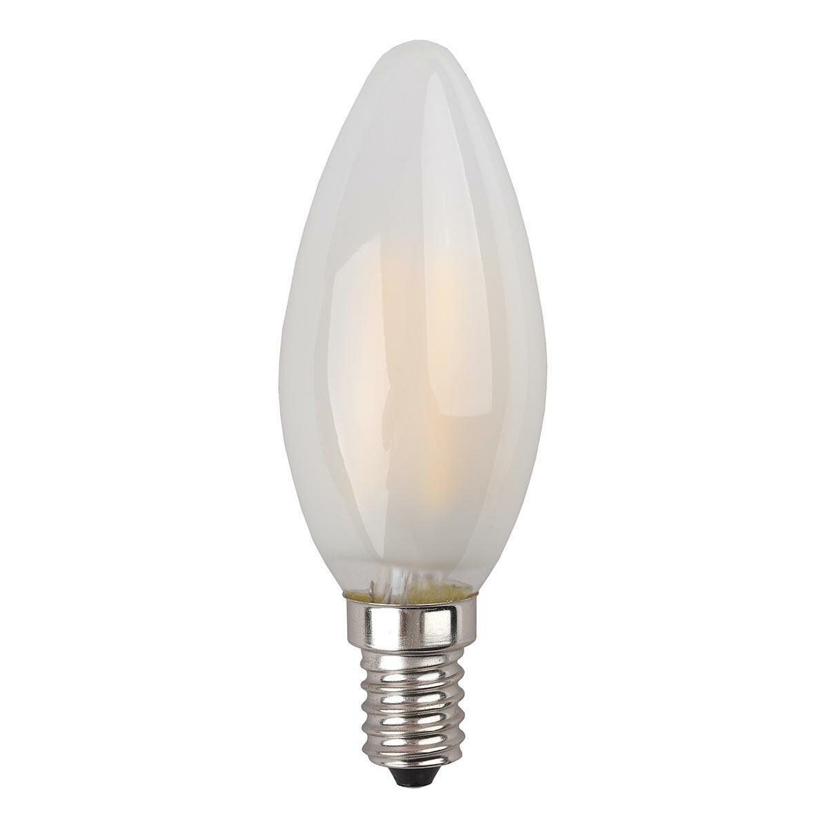 ЭРА Лампа светодиодная ЭРА E14 9W 4000K матовая F-LED B35-9w-840-E14 frost Б0046996