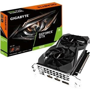 GIGABYTE Видеокарта GIGABYTE GeForce GTX 1650 OC 4GB #GV-N1650OC-4GD