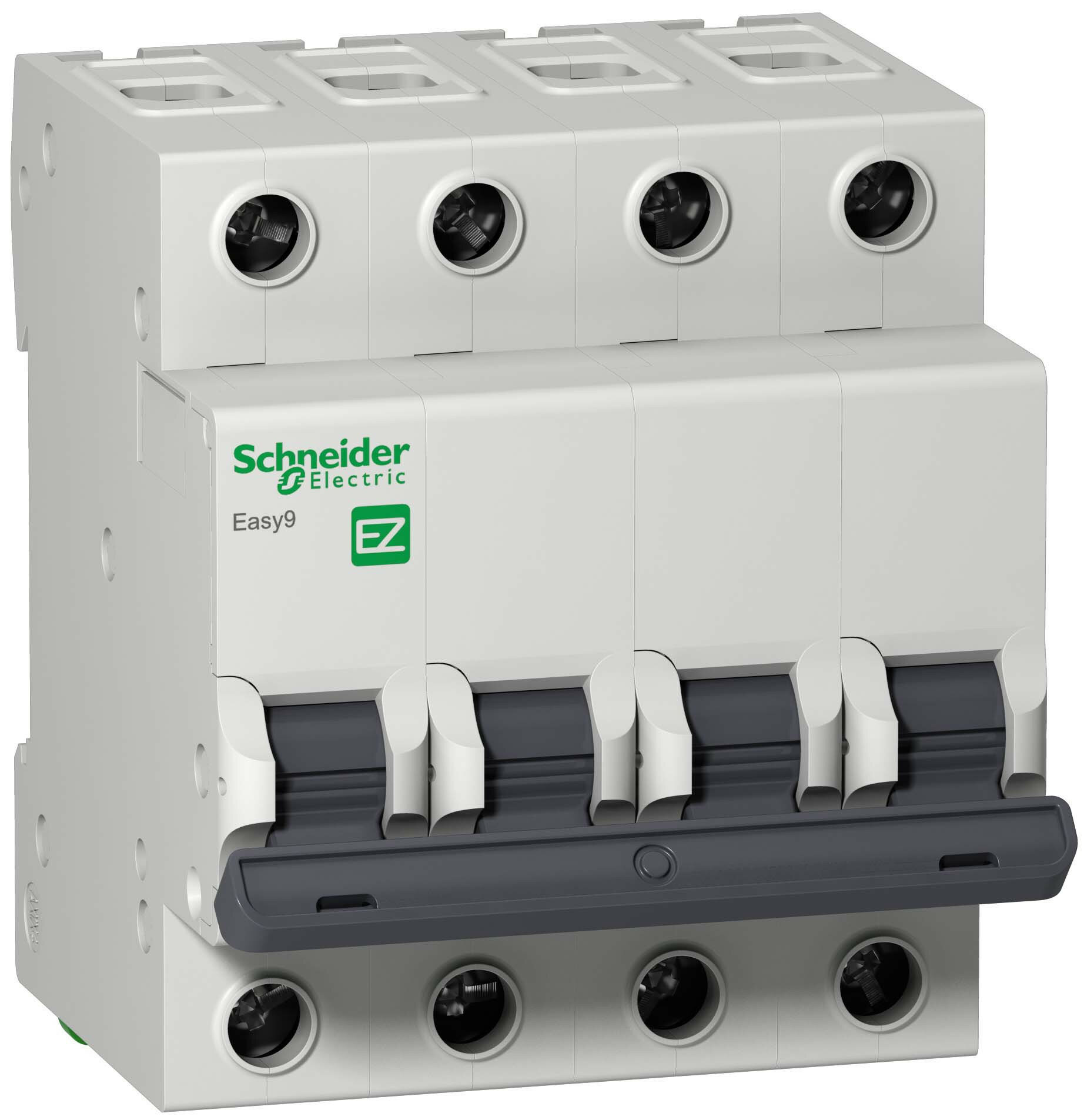 Автоматический выключатель Schneider Electric Easy 9 4P 50а (C) 4,5kA, арт. EZ9F34450