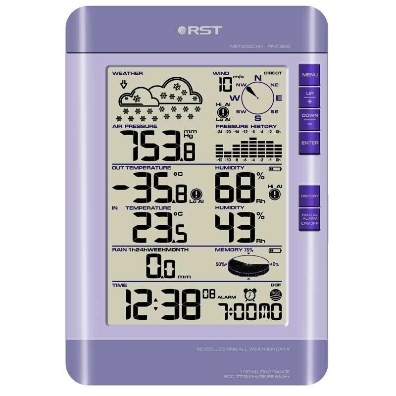 Профессиональная метеостанция RST METEOSCAN PRO 929