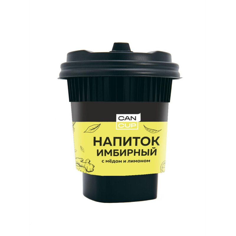 Чай Напиток Can-Cup быстрор.Имбирный мед и лимон,9 стак. с размеш.x250мл/уп, 1 шт.