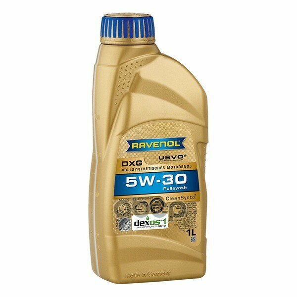 Ravenol Масло Моторное Dxg 5W-30 1Л (Синтетика+Пао)