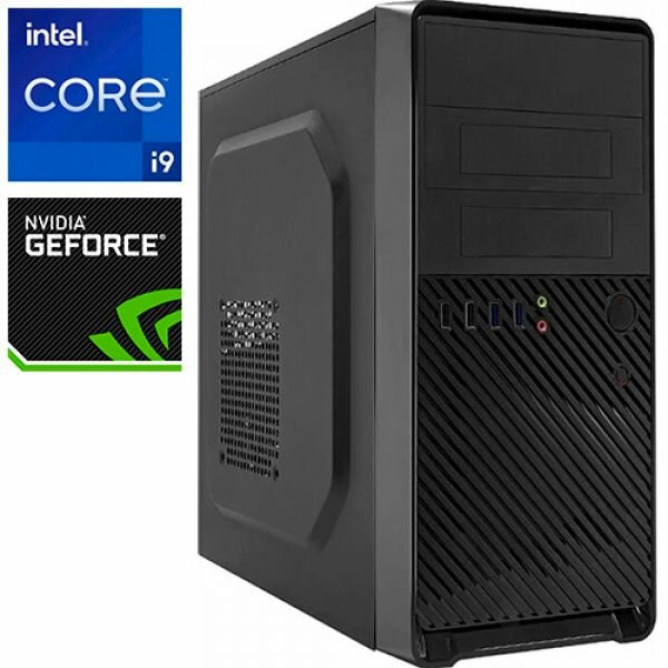 Компьютер PRO-3039134 Intel Core i9-11900K 3500МГц, Intel H510, 8Гб DDR4 3200МГц, NVIDIA GeForce GTX 1050 Ti 4Гб, HDD 2Тб, 500Вт, Mini-Tower