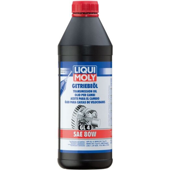 Трансмиссионное масло LIQUI MOLY Getrieb 80W GL-4, минеральное, 1 л