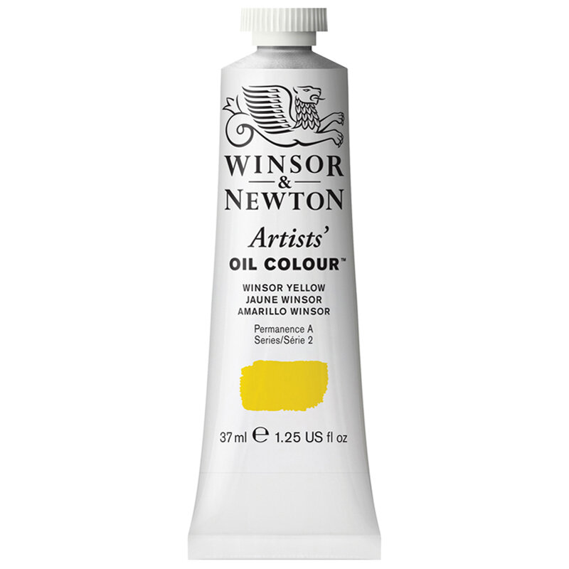 Краска масляная профессиональная Winsor&Newton «Artists' Oil», винзор желтый