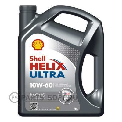 SHELL 550040622 10W60 4L HELIX ULTRA RACING масло моторное синтетическое