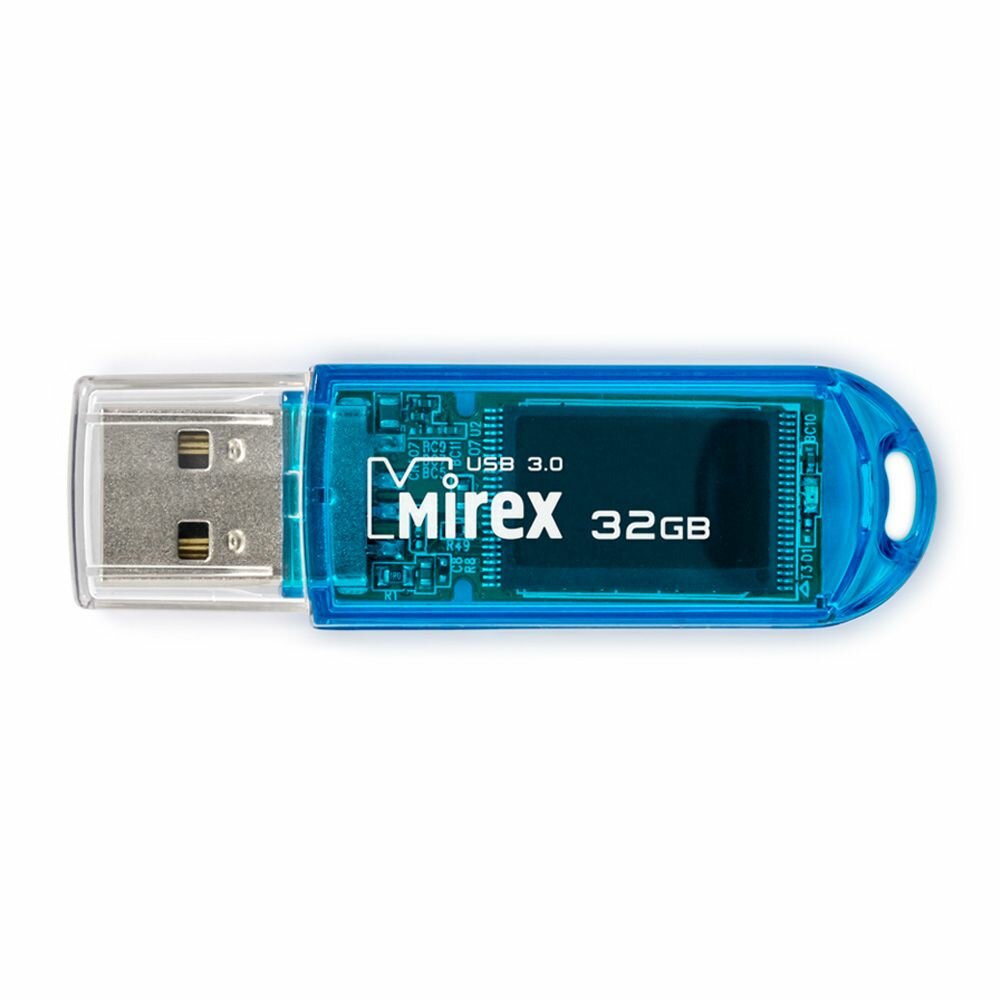 Флешка 32GB Mirex Elf, USB 3.0, Синий