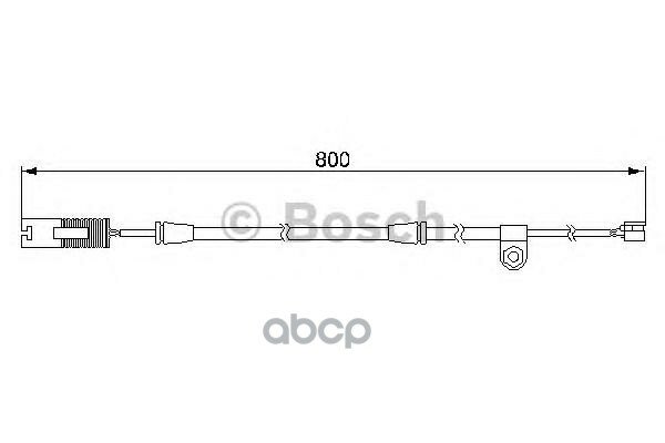 1 987 474 945_=Qbws0201=18559f [34351165579] !Датчик Износа Колодок Перед Bmw X5 All 00> L=800 Bosch арт. 1 987 474 945