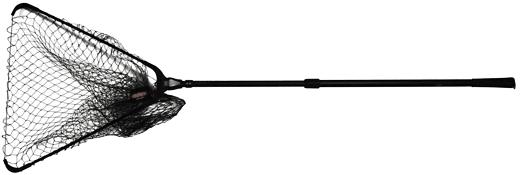 GRFish, Подсак Delux, телескопический, 2.0м, 60х60см, теннисный корд, арт.GRLN#43