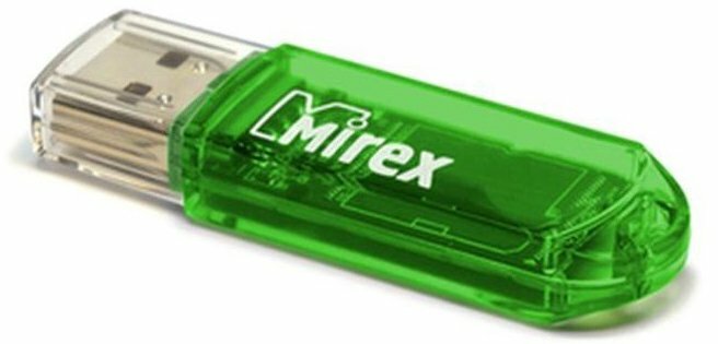 USB Flash  4Gb Mirex Elf Green