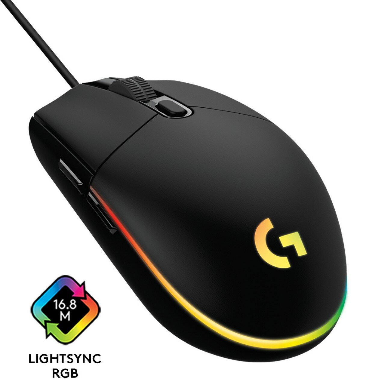 Игровая мышь Logitech G102 LightSync Black (910-005823)