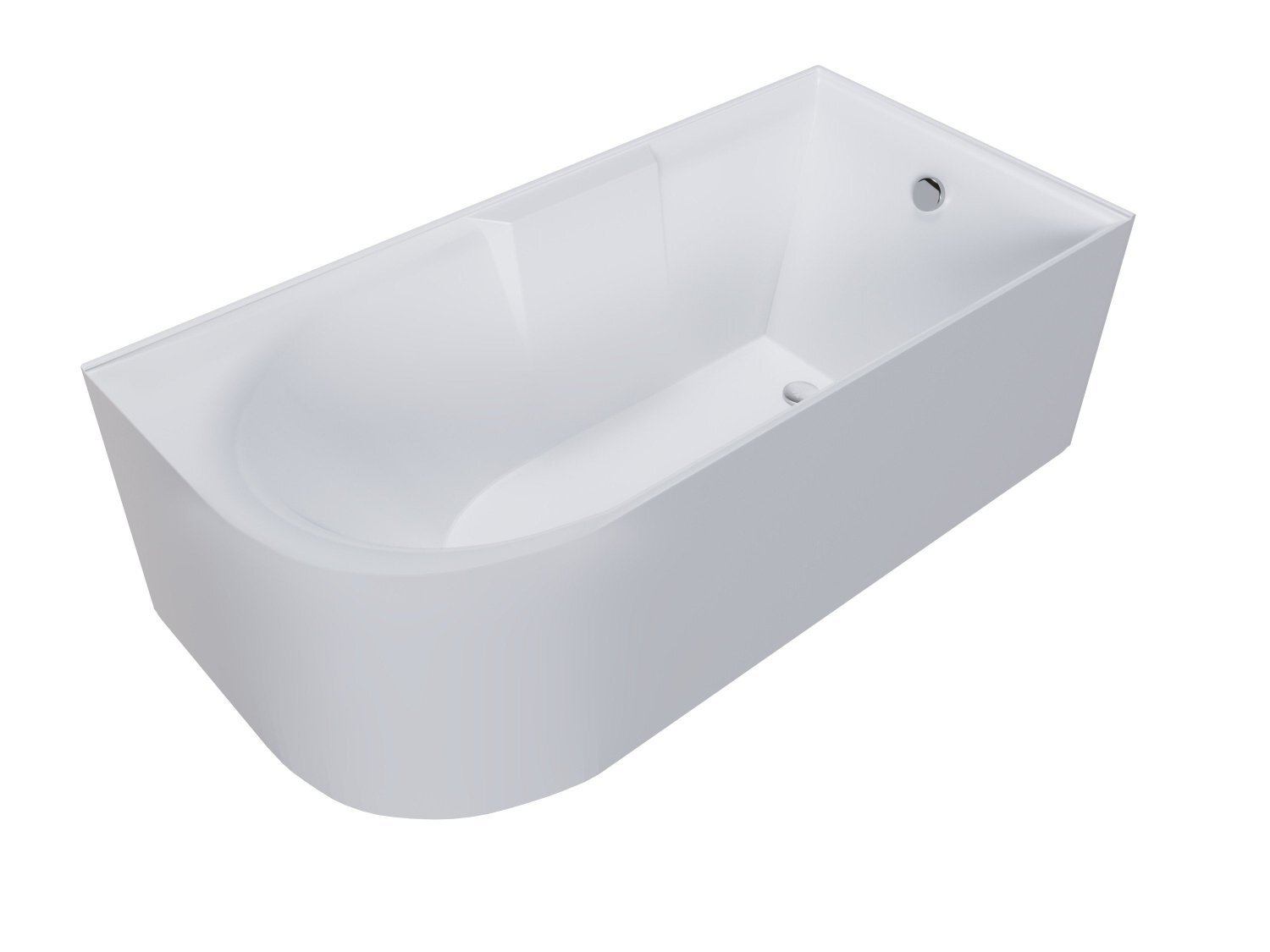 Ванна пристенная GROSSMAN GR-2201R 150x75 правая