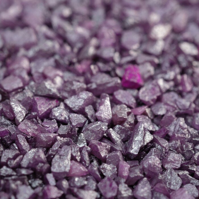 Грунт декоративный "Пурпурный металлик" песок кварцевый 250 г фр.1-3 мм (2 шт) - фотография № 1