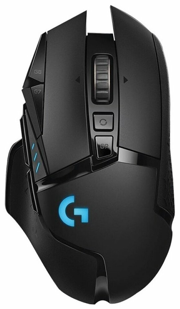 Беспроводная мышь Logitech G G502 Lighspeed, черный (910-005571)