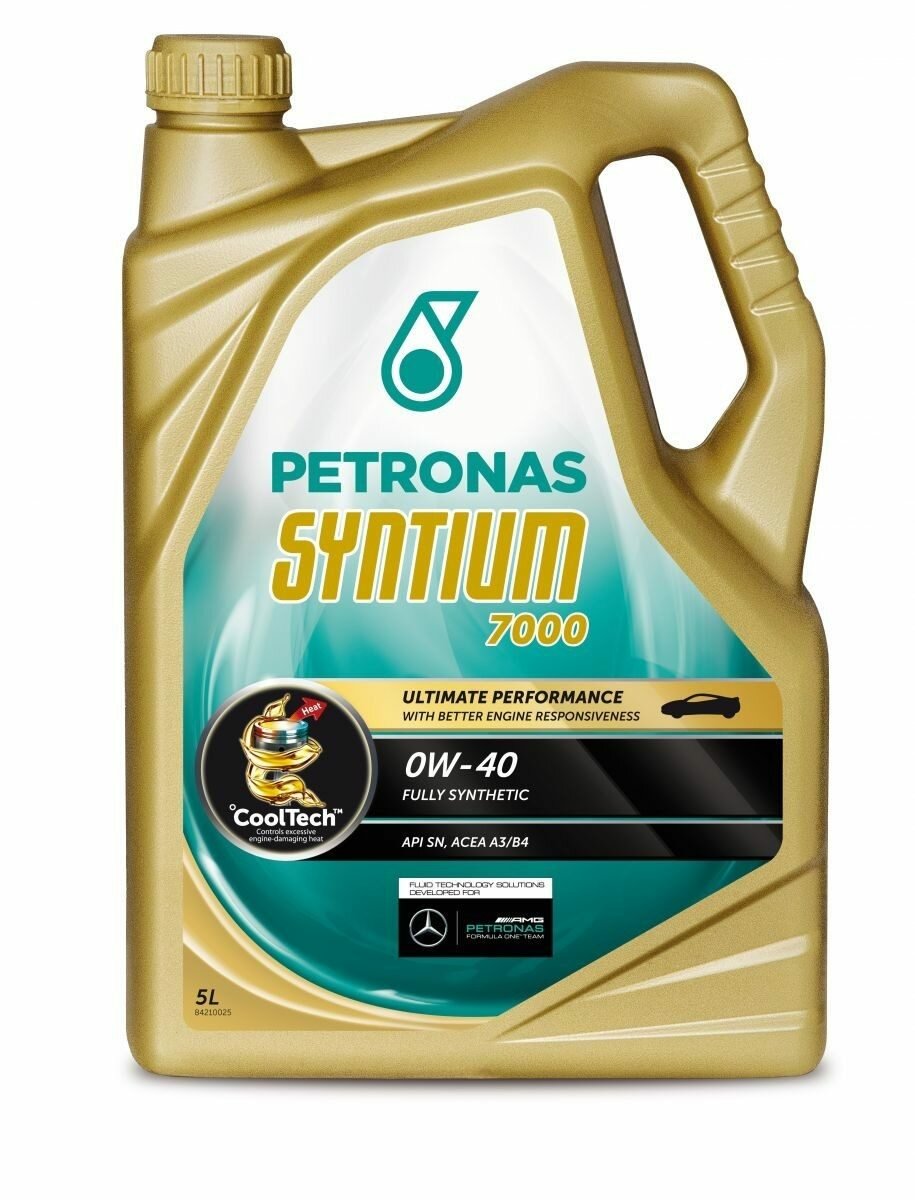 Моторное масло Petronas Syntium 7000 0W40 5л (18385019)