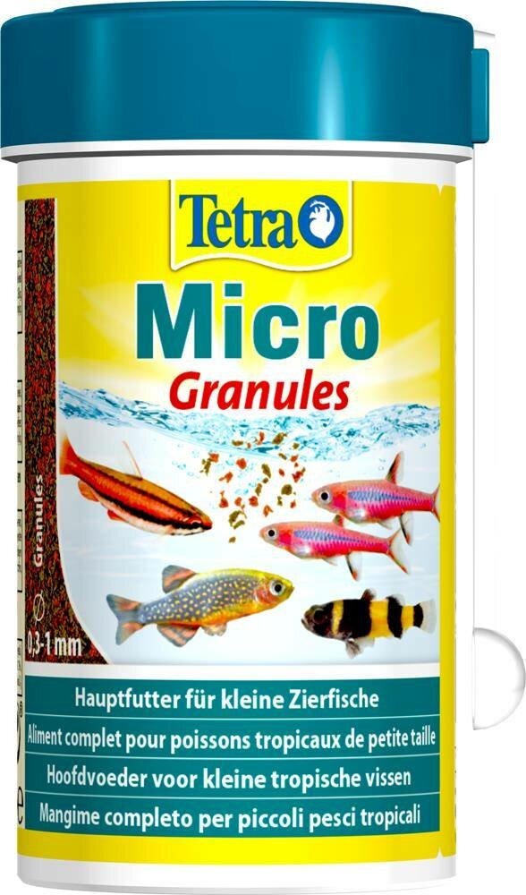 Корм для рыб Tetra для мелких видов Micro Granules, 100 мл (0.1 кг) (3 штуки)