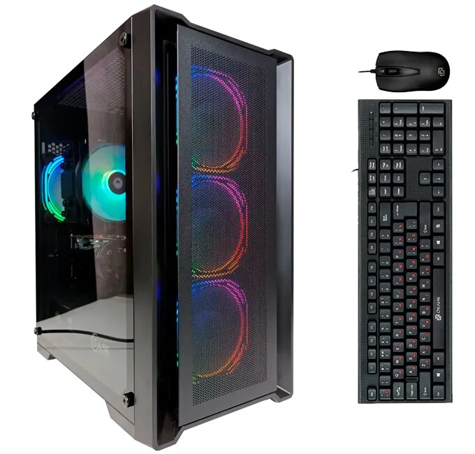 Игровой компьютер 675972 (Core i5-12400F 2500 МГц/Intel B660/16 ГБ 4.8 ГГц DDR5/512 ГБ SSD/GeForce RTX 3060 12 ГБ/Powercase Micro X4B/600W)