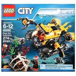 Lego Конструктор LEGO City 60092 Подводная лодка