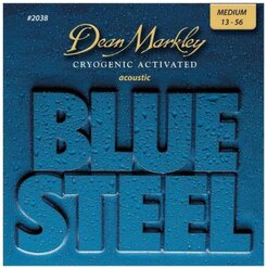 Струны для акустической гитары Dean Markley Blue Steel Acoustic Med 2038 - (13-17-26-36-46-56)
