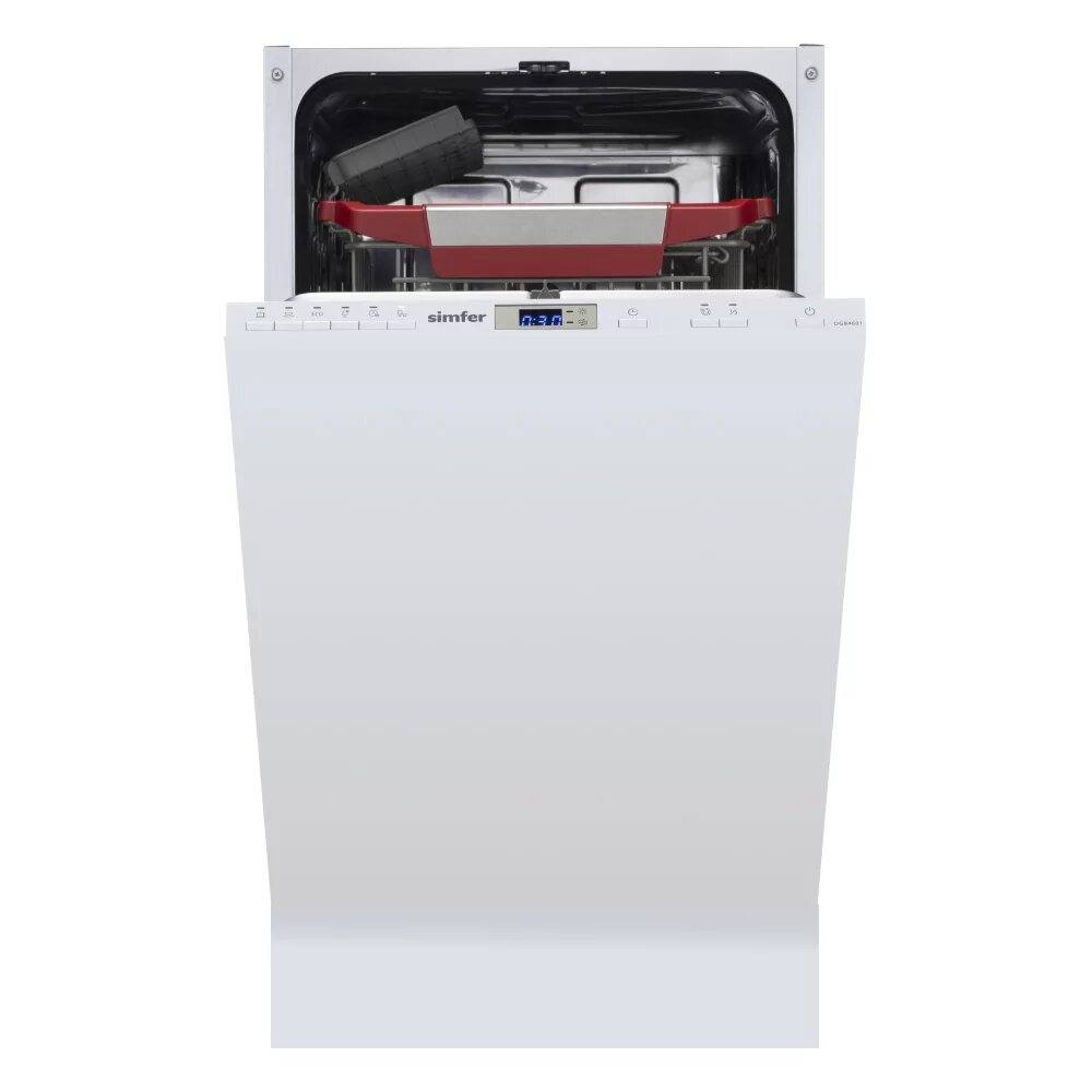 Встраиваемая посудомоечная машина Simfer DGB4601 (вместимость 9 комплектов отдельная корзина для приборов энергоэффективность А++)