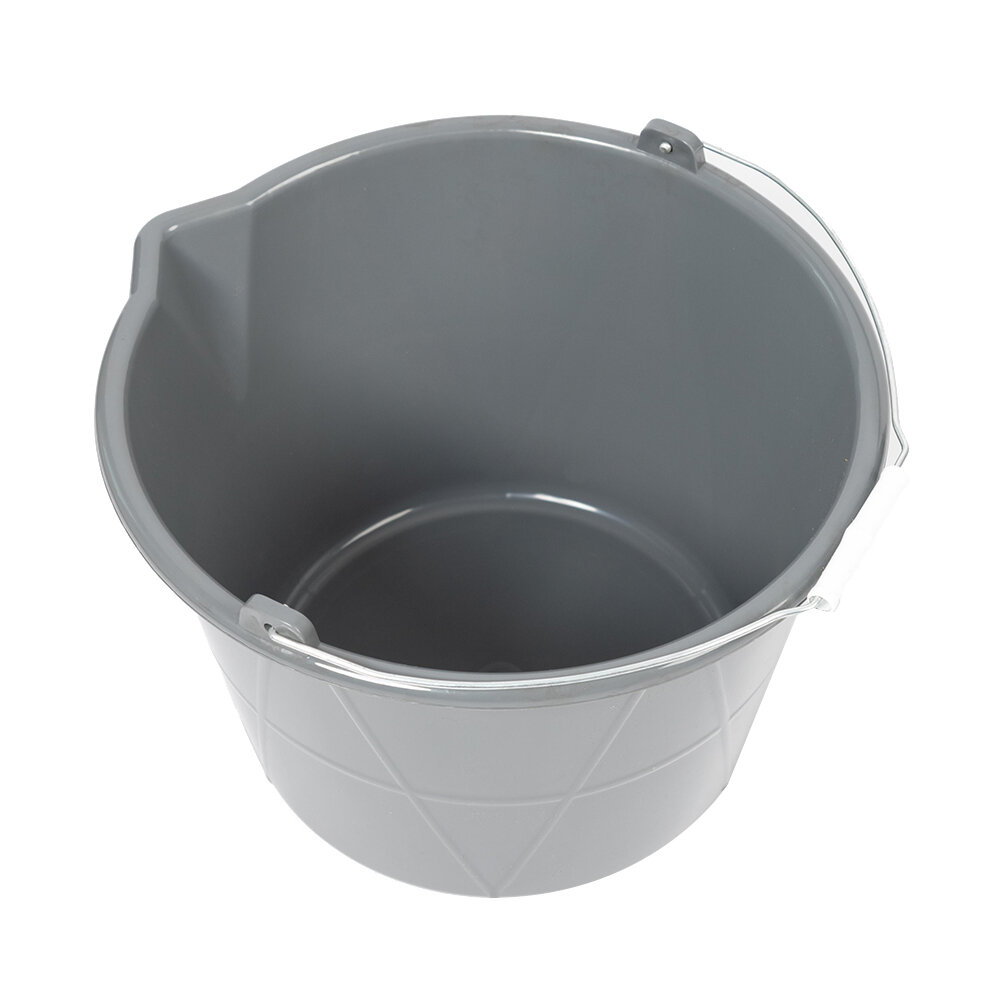 фото Ведро строительное пластиковое Заря ударопрочное и морозостойкое 20 л