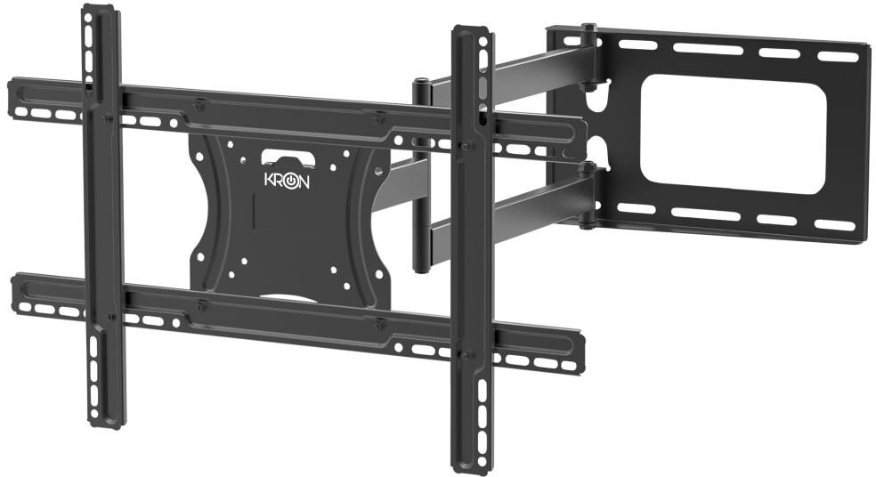 Кронштейн ONKRON/ 40-60" макс 400*600 наклон -5°/+15° поворот ±180° Макс нагрузка 68,2кг, от стены 110-711мм