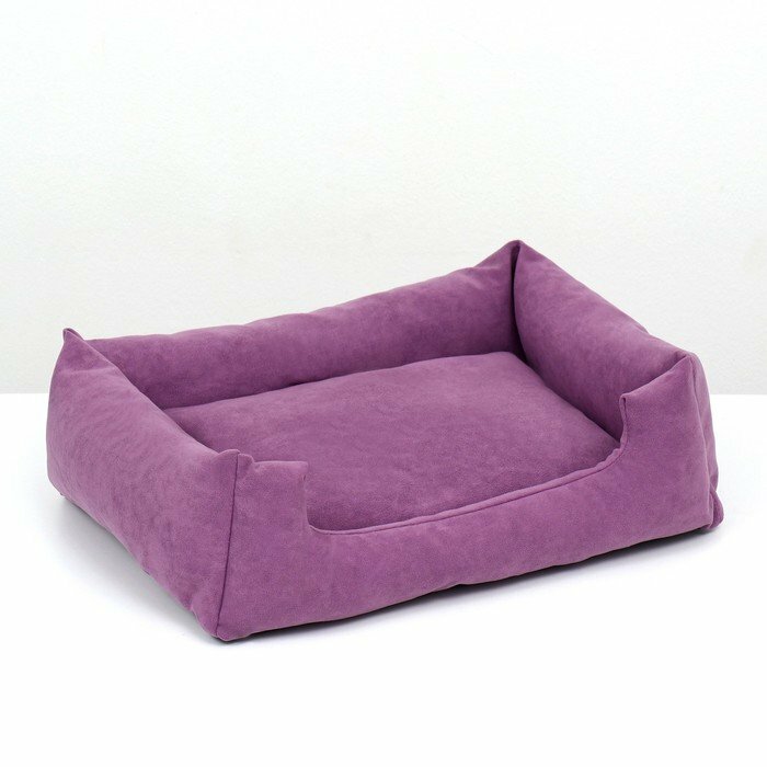 Лежанка-диван, 45 х 35 х 11 см, фиолетовая - фотография № 1