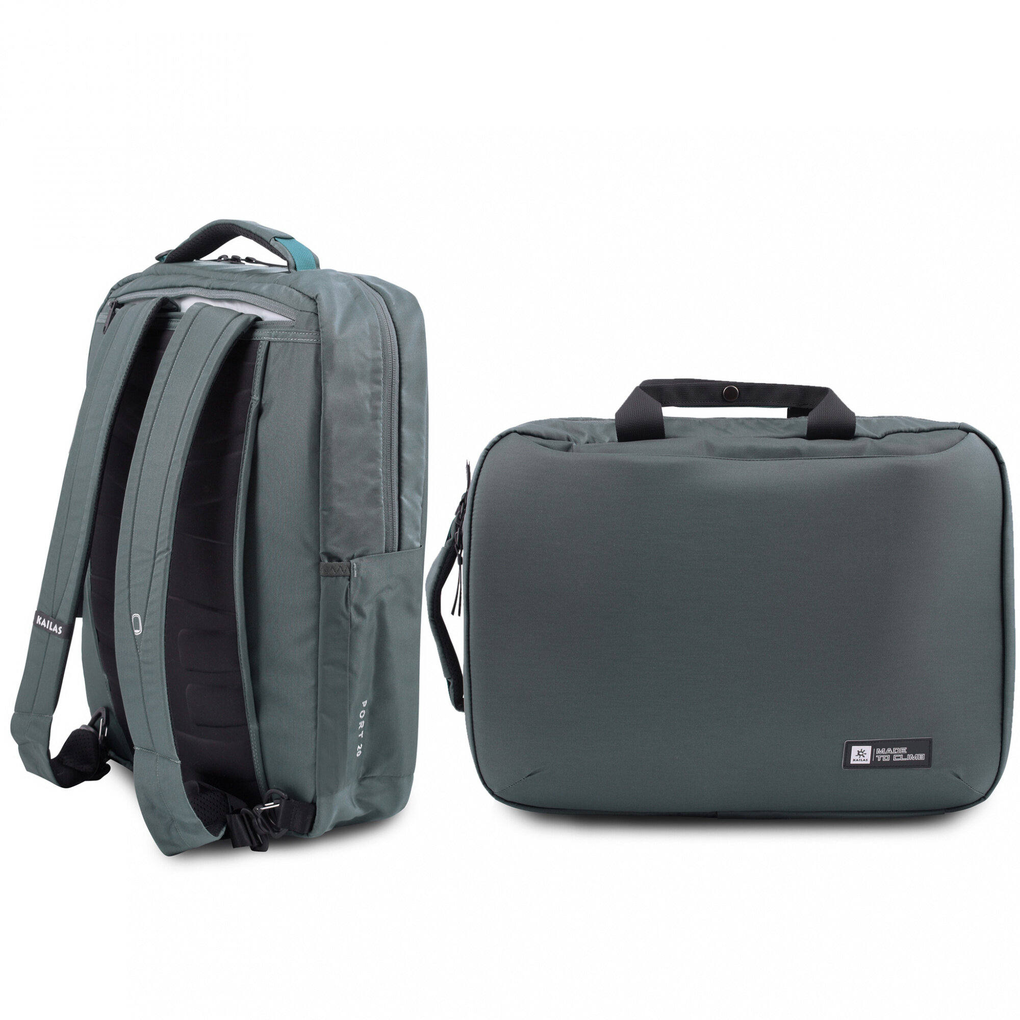 фото Kailas рюкзак Port Multifunctional Business Laptop 20л (Серо-зеленый, , 11062)