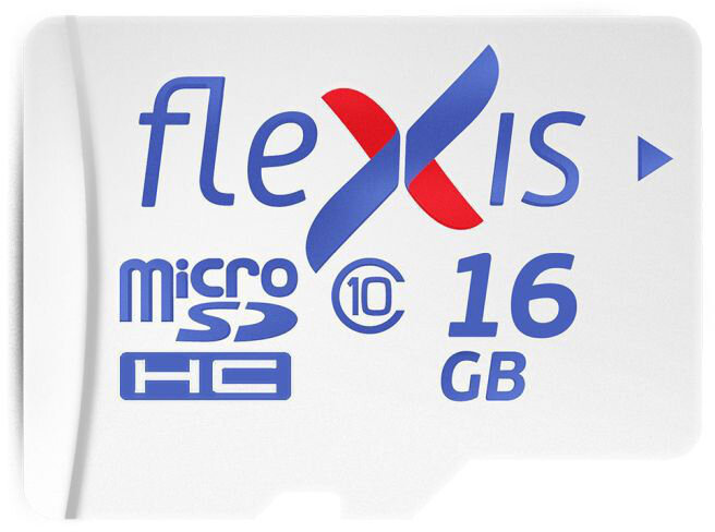 Карта памяти Flexis MicroSDHC 16Gb Class 10 UHS-I U1 FMSD016GU1