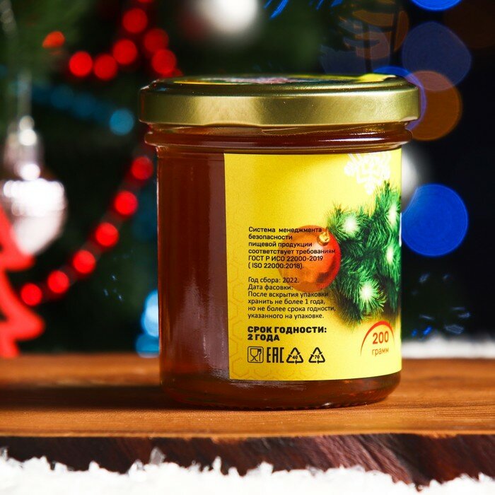 Vitamuno Новогодний мёд Алтайский Разнотравье Vitamuno, ветка, 200 г - фотография № 2