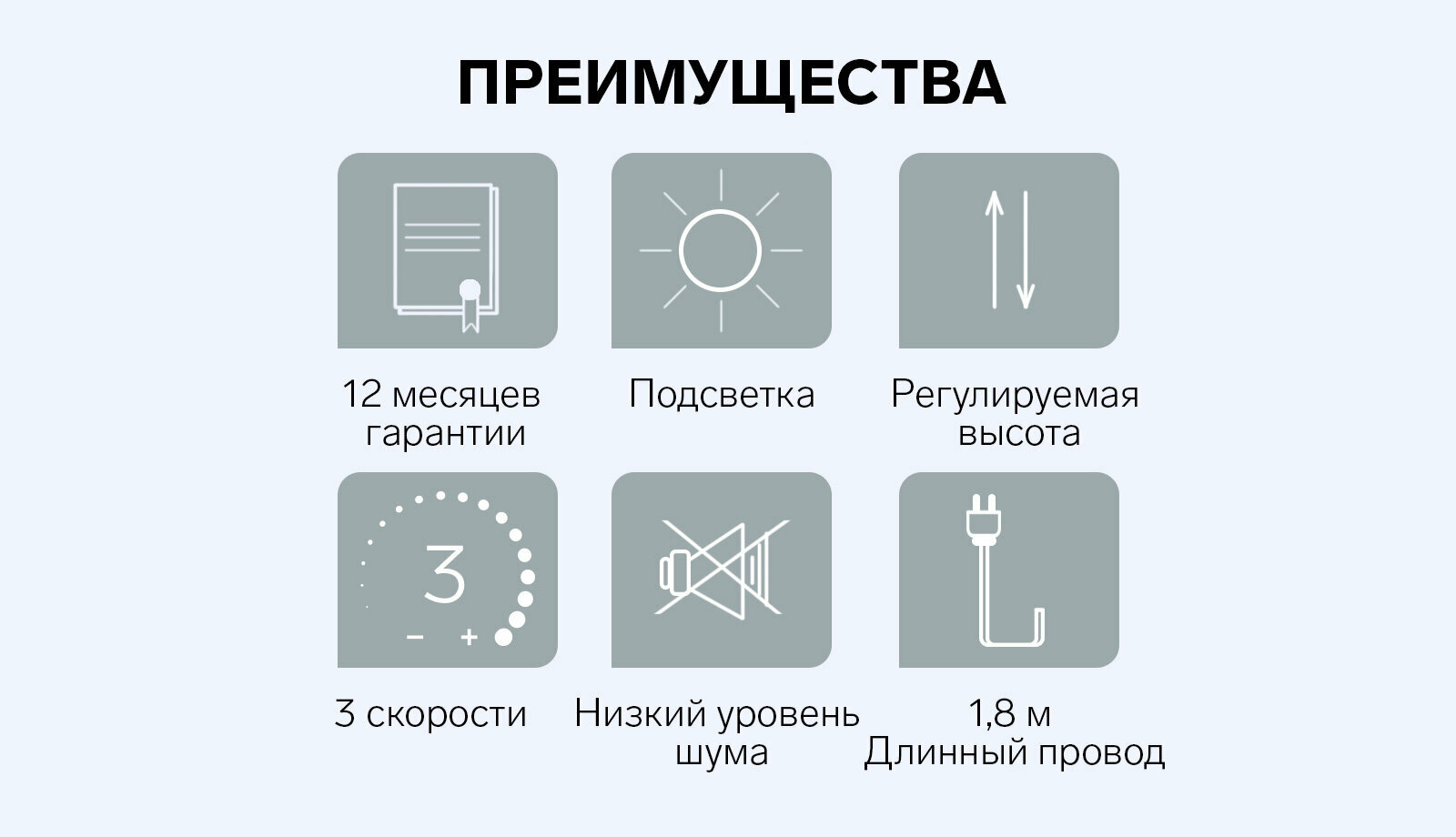 Напольный вентилятор LOF-01 4шт, напольный, 40 - 45 Вт, 3 режима, бело-синий, белый, синий - фотография № 17