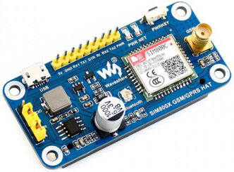 Модуль SIM800C GSM/GPRS/Bluetooth HAT для Raspberry PI