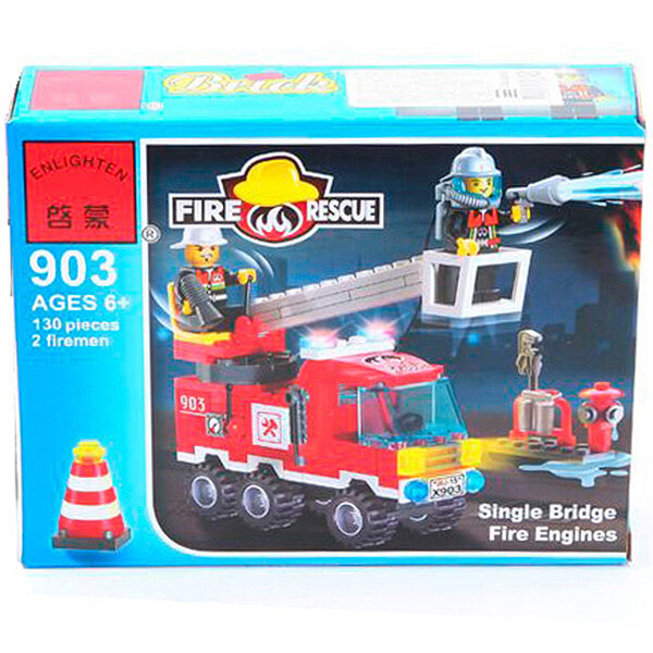 Конструктор пласт. Fire Rescue, 30 дет, 8 4 ,5см ENLIGHTEN арт.903