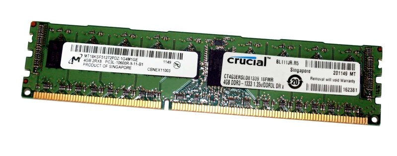 Оперативная память Crucial CT4G3ERSLD81339 DDRIII 4Gb