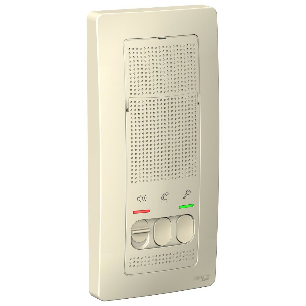 Systeme electric Розетки и выключатели BLNDA000012 BLANCA переговорное устройство домофон , настен.монтаж, 4,5В, молочный