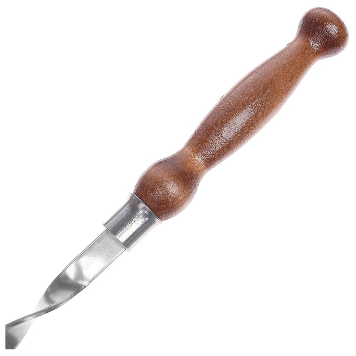 Шампур с деревянной лакированной ручкой, 700 х 15 х 3 мм - фотография № 2
