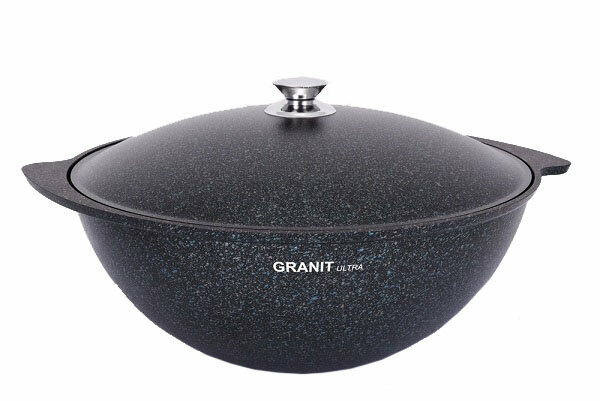 Казан для плова 7,0 л 335 а/п Granit ultra blue