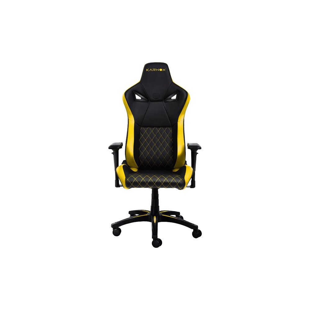 Компьютерное кресло Karnox Legend TR жёлтое - фотография № 1