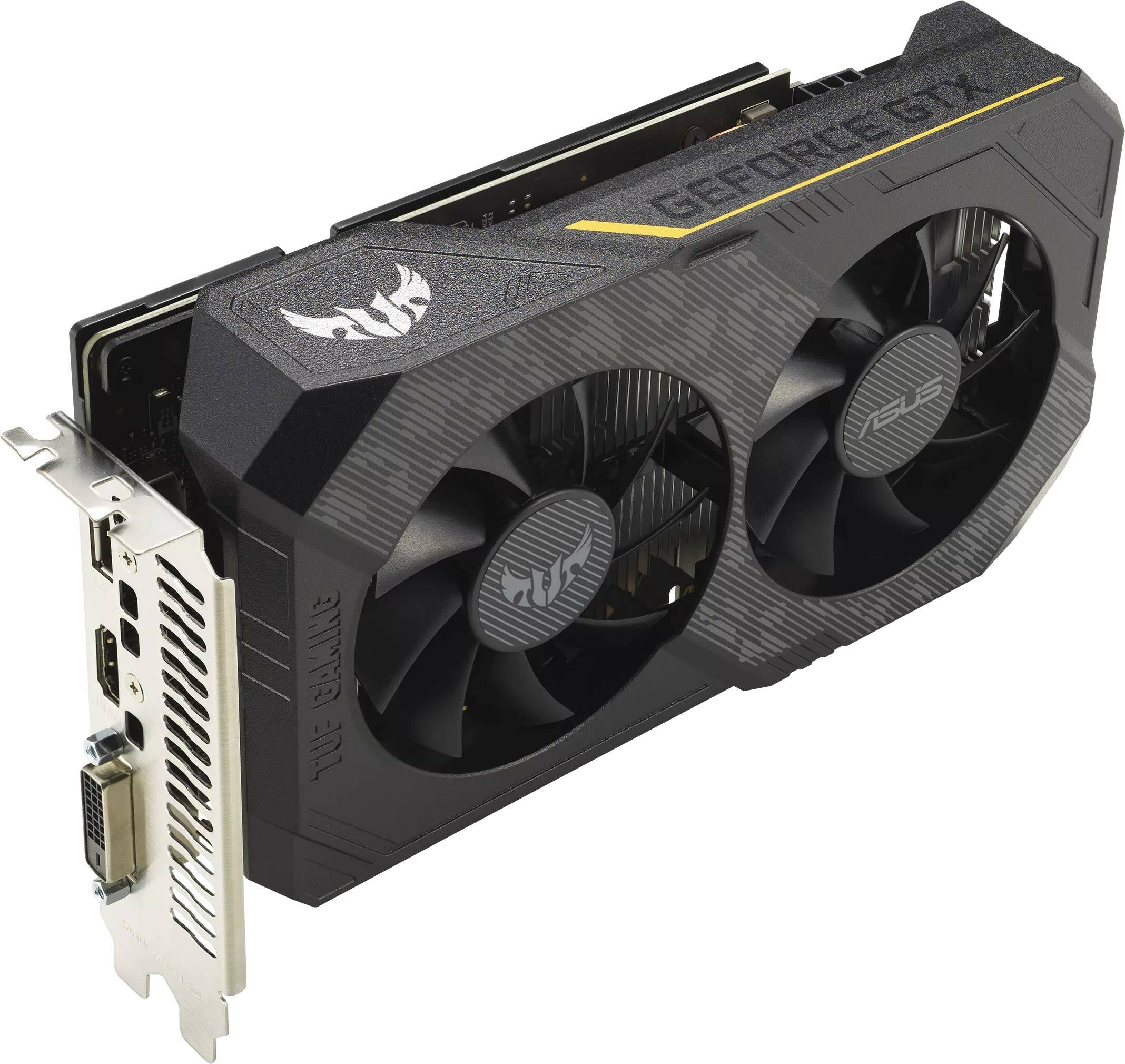 Видеокарта ASUS GeForce GTX 1650 D6 TUF Gaming OC V2 4096Mb