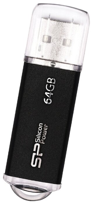 Флешка 64Gb Silicon Power Ultima II-I USB 2.0 (SP064GBUF2M01V1K), черный