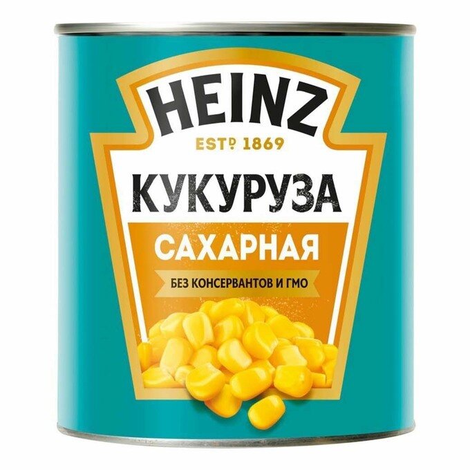 Кукуруза сахарная консервированная Heinz 2 шт по 340 гр - фотография № 2