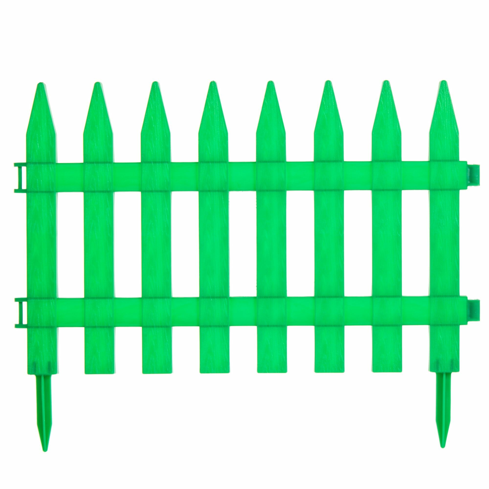Штакетник Частокол 3 м цвет зелёный